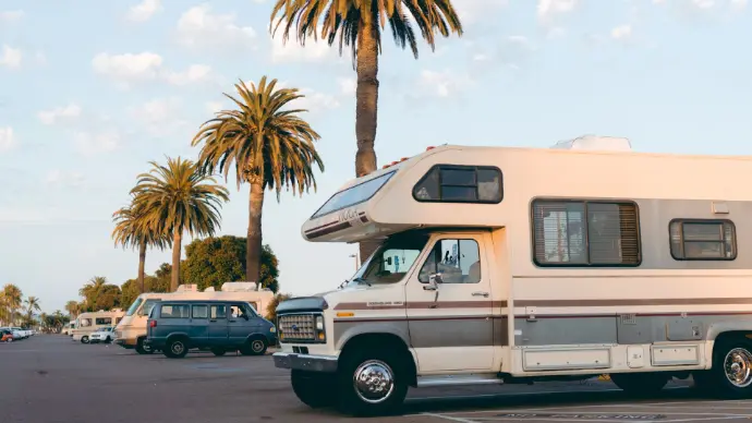 RV waste tank pump-out service at Florida campground